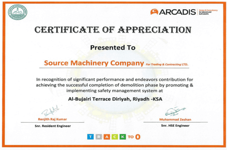 ISO 9001 Quality Management System Certificate